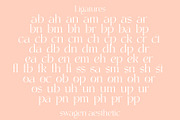 swagen aesthetic, a Serif Font by INKSUN™ (Thumbnail 4 of 9)