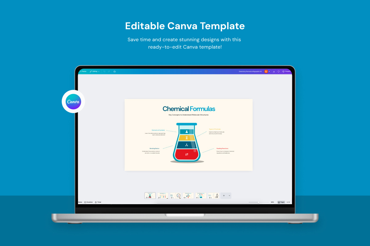 Science Formula Data Infographic Kit, an Education Illustration by twinstd (Photo 4 of 5)