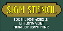 Sign Stencil JNL