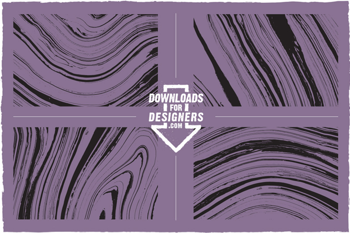 Messy Marbling - Vector pack, a Texture Graphic by Downloads for Designers (Photo 2 of 6)