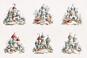 Whimsical Summer Sandcastle Clipart, an Illustration by CreationArt (Thumbnail 6 of 7)