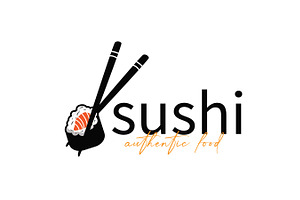 Japanese food design sushi logo, a Branding & Logo Template by Maylianaw28