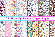 Butterfly Seamless Pattern, a Pattern Graphic by Digital Studio (Thumbnail 1 of 11)