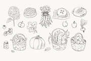 Hand-Drawn Pumpkin & Autumn Bundle, a Seasonal Illustration by Anna Studio (Thumbnail 8 of 11)