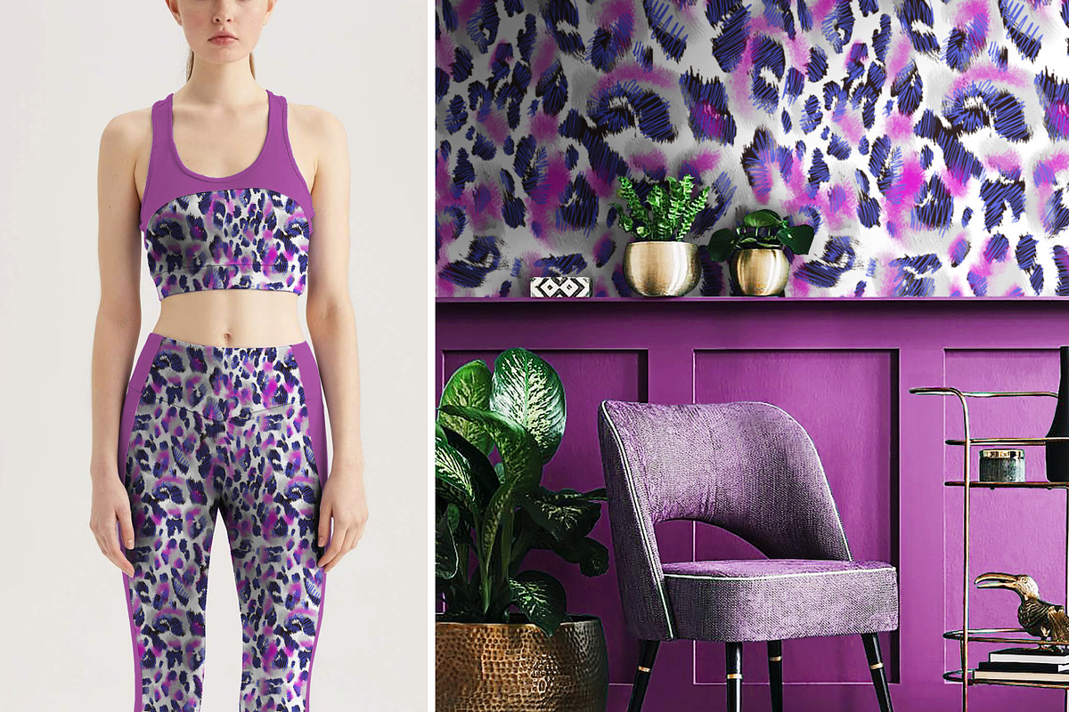 Abstract Scribble Leopard Seamless, a Pattern Graphic by Gullenda (Photo 6 of 6)