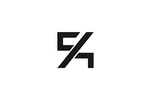Logo 54 Year Anniversary Vector