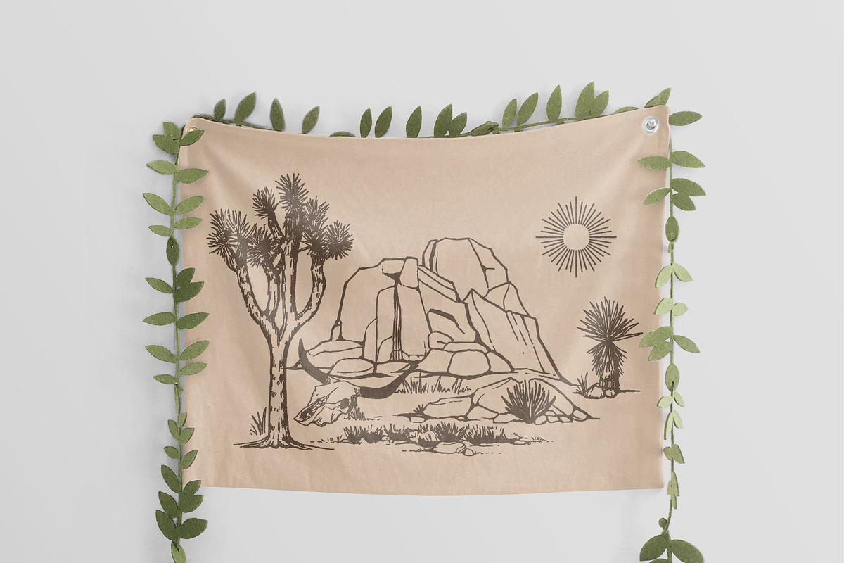 Western Graphic Pack -Vintage Desert, an Animal Illustration by Eldorado Design Co. (Photo 5 of 6)