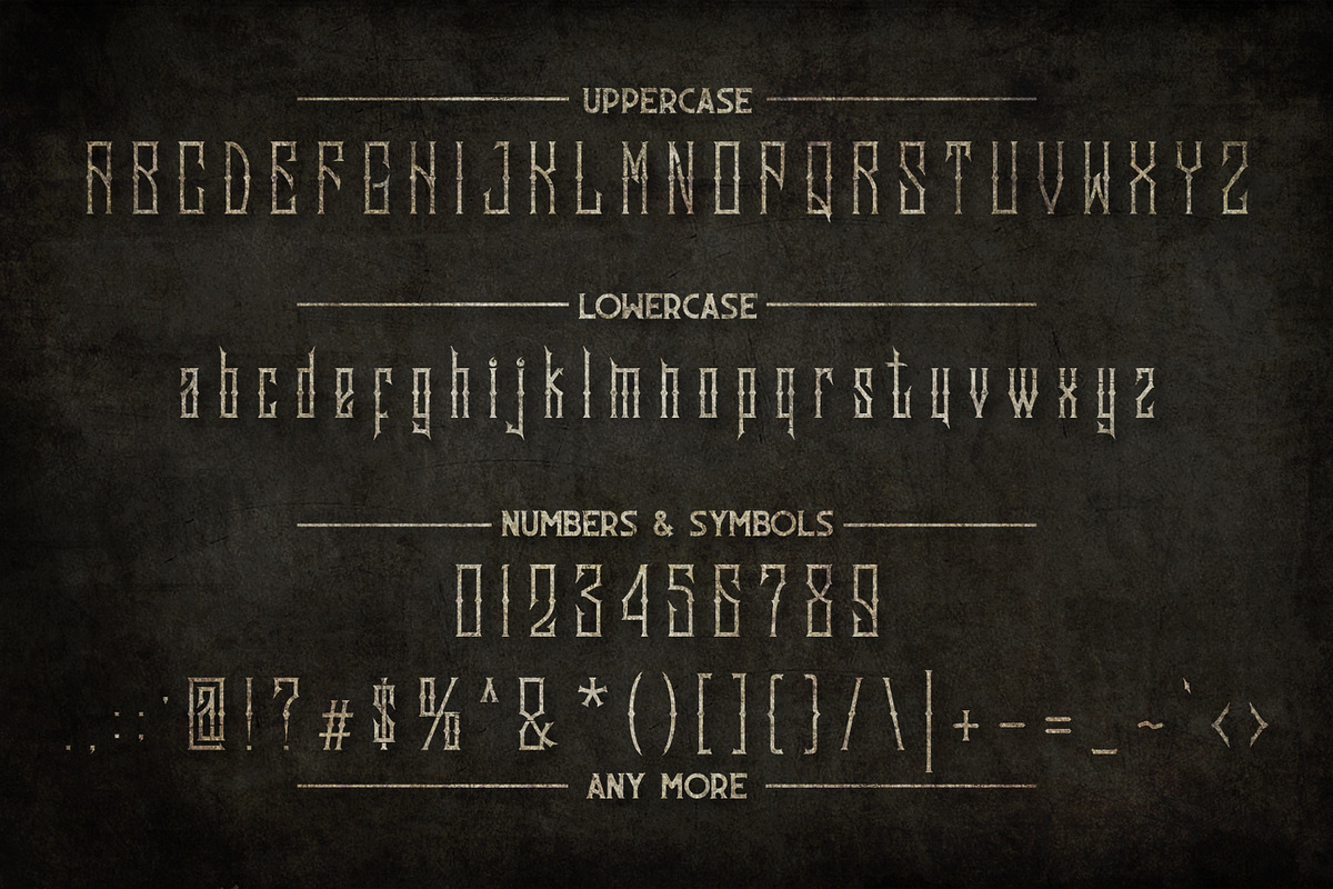 Sadis Typeface+Extras preview 3