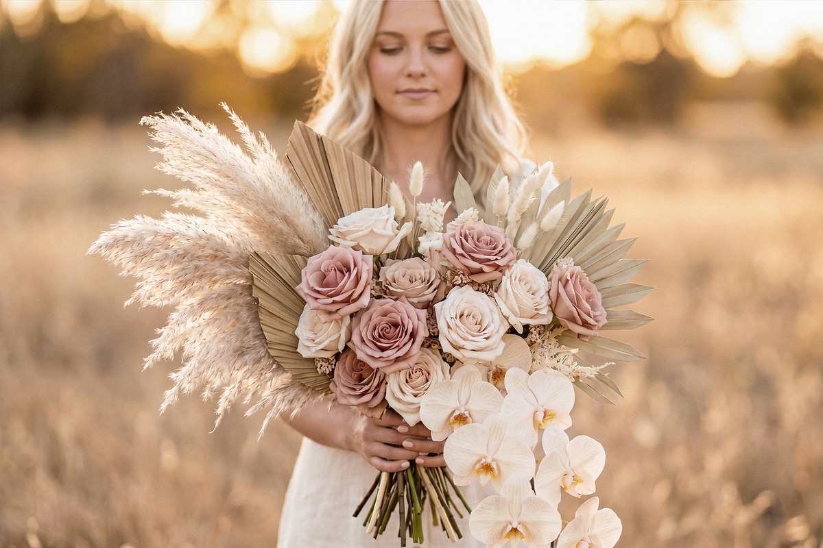 Watercolor Boho Fall Dusty Rose Set, a Decorative Illustration by Carol Lozove (Photo 7 of 74)