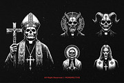 10 Bundle Dark Art Priest Devil, an Illustration by Morspective (Thumbnail 5 of 7)