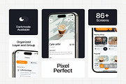 Coffeinopia Coffe Shop App Mobile UI, an UI Kit Template by Lumina_ui_ux202 (Thumbnail 2 of 7)