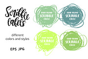 Scribble label set, a Texture Illustration by Primula`s shop (Thumbnail 1 of 5)