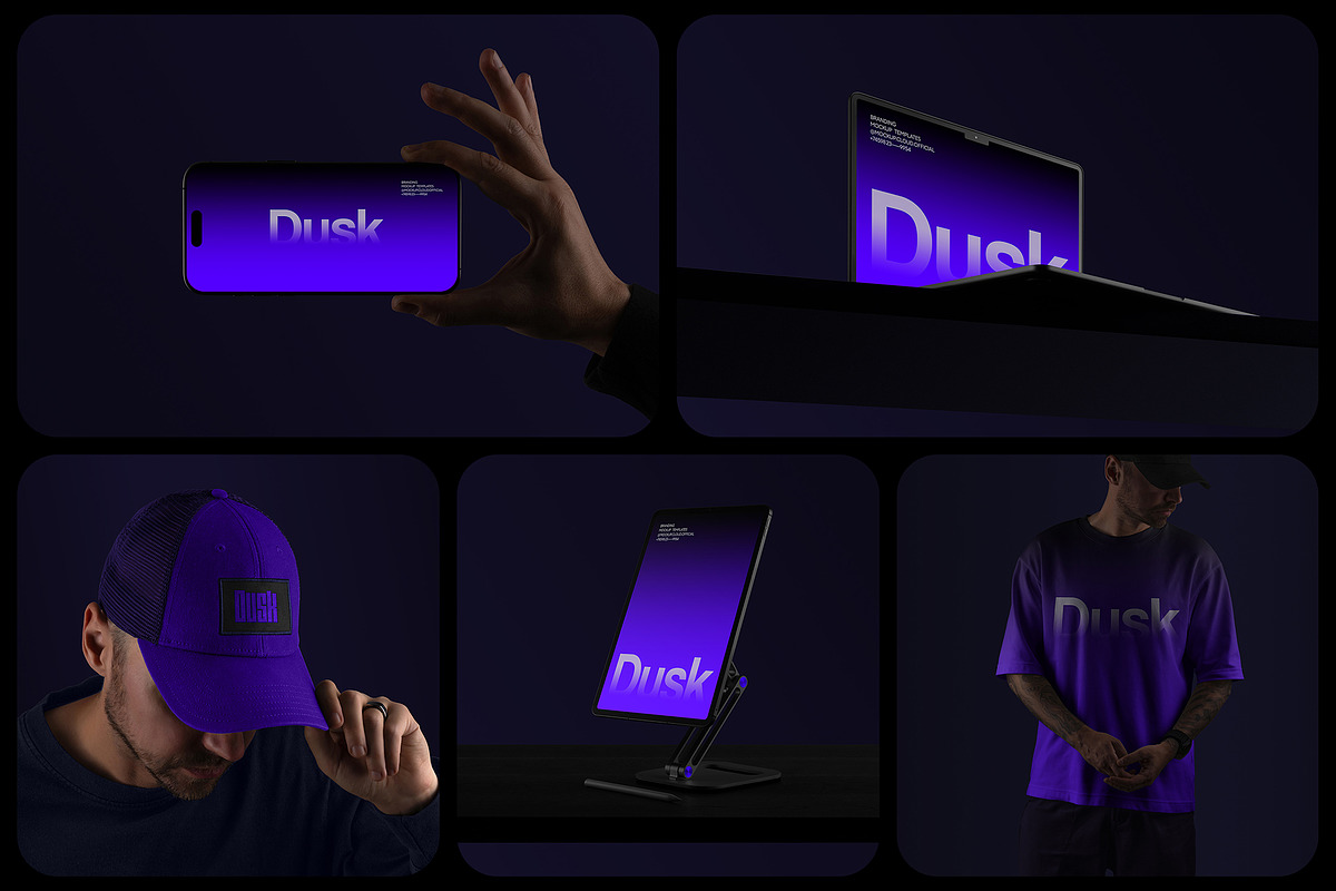 Branding Mockups / Dusk Collection, a Mockup by Mockup Cloud (Photo 2 of 19)
