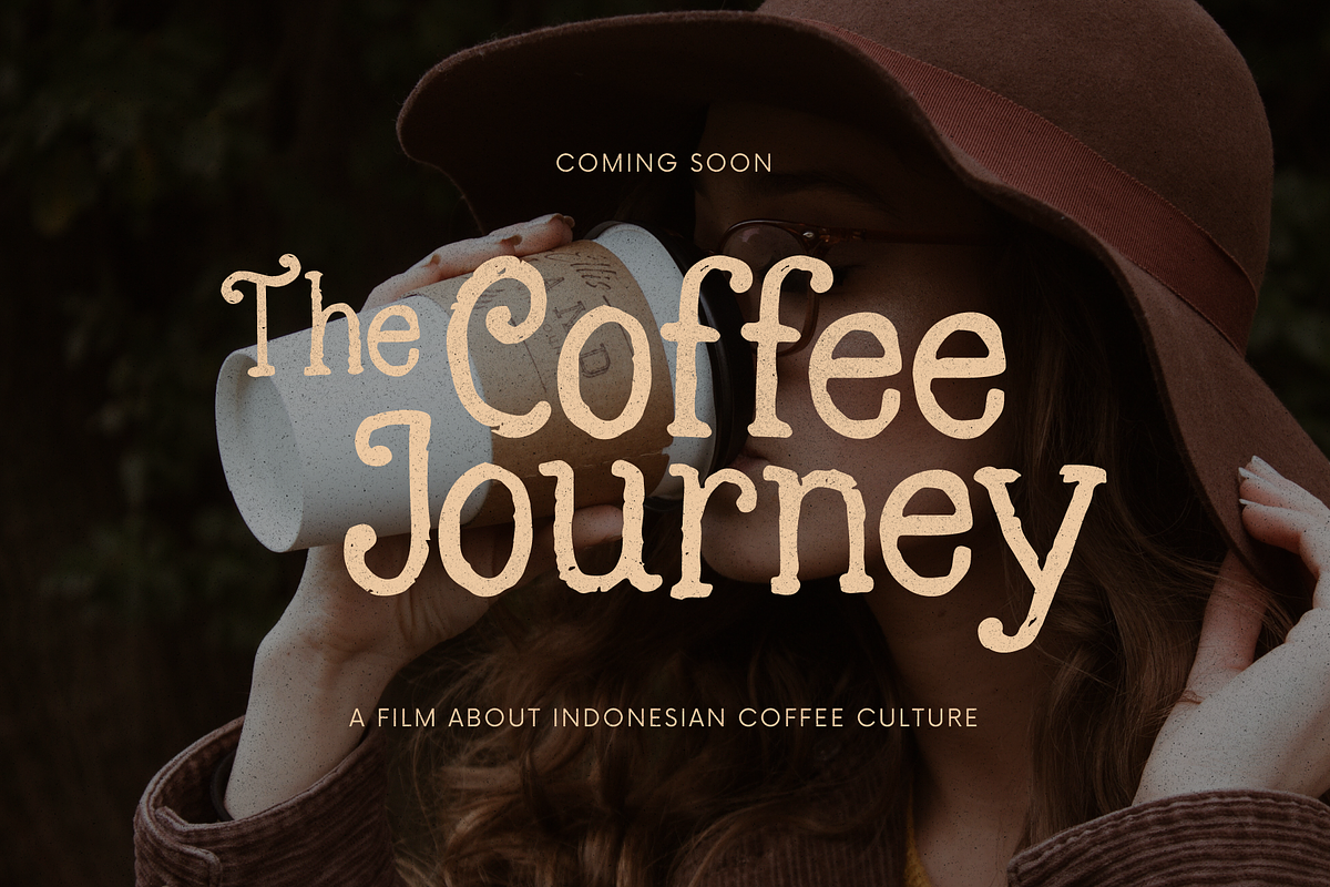 Light Roast | Handdrawn Vintage, a Sans Serif Font by Invasi Studio (Photo 6 of 10)