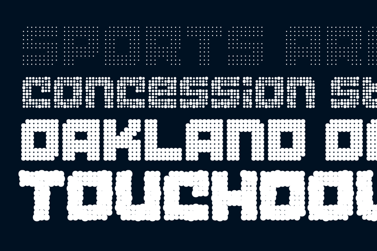 Superscore - variable dot font, a Font by Swell Type (Photo 2 of 7)
