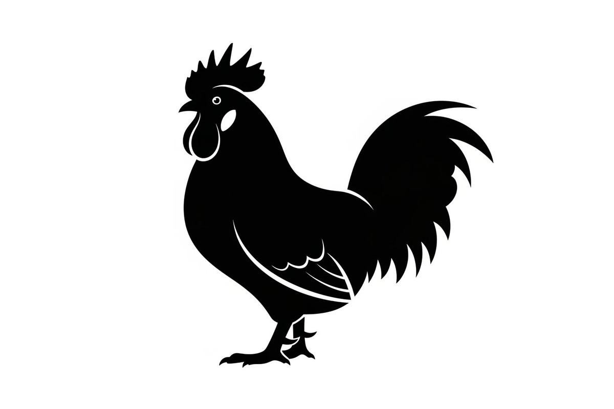 Rooster Chicken Silhouette Bundle, an Illustration by Designs_River (Photo 46 of 51)