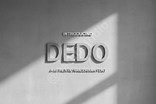 Dedo – Elegant Sans Serif Font for L