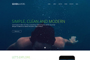 Creative one page Template PSD, a Landing Page Template by TokDesign (Thumbnail 2 of 4)