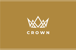 Abstract Crown Logo Template