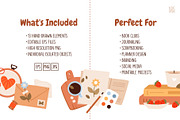 Cozy Reading Clipart Bundle, an Education Illustration by vik.stock (Thumbnail 4 of 8)
