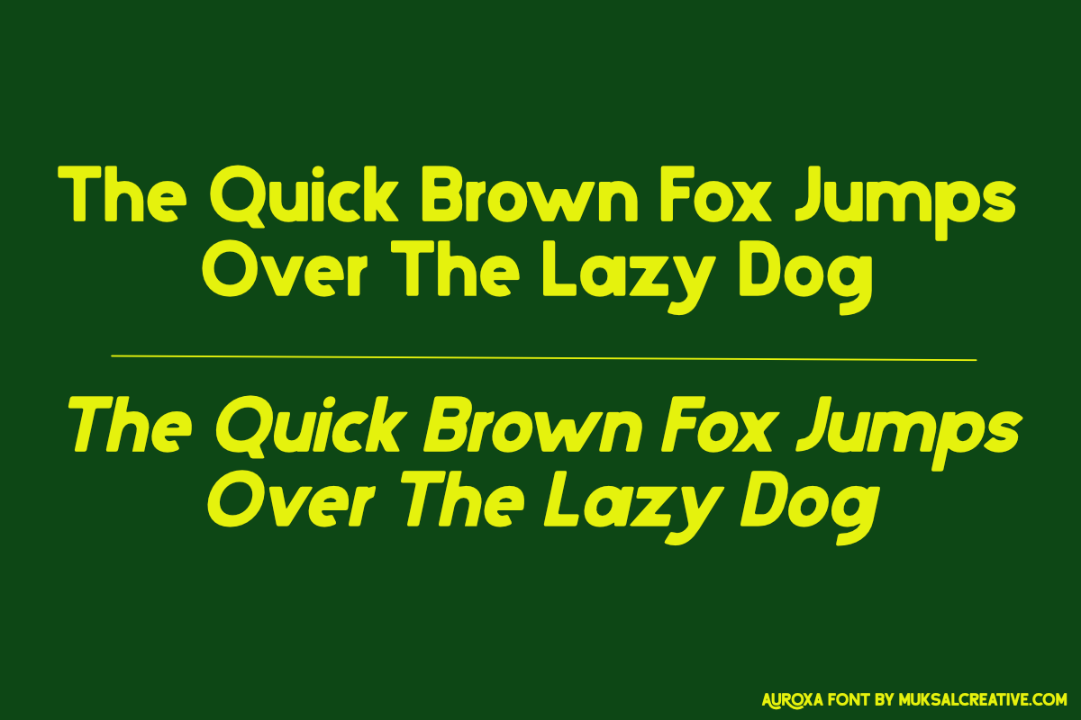Auroxa, a Sans Serif Font by Muksal Creative (Photo 9 of 13)