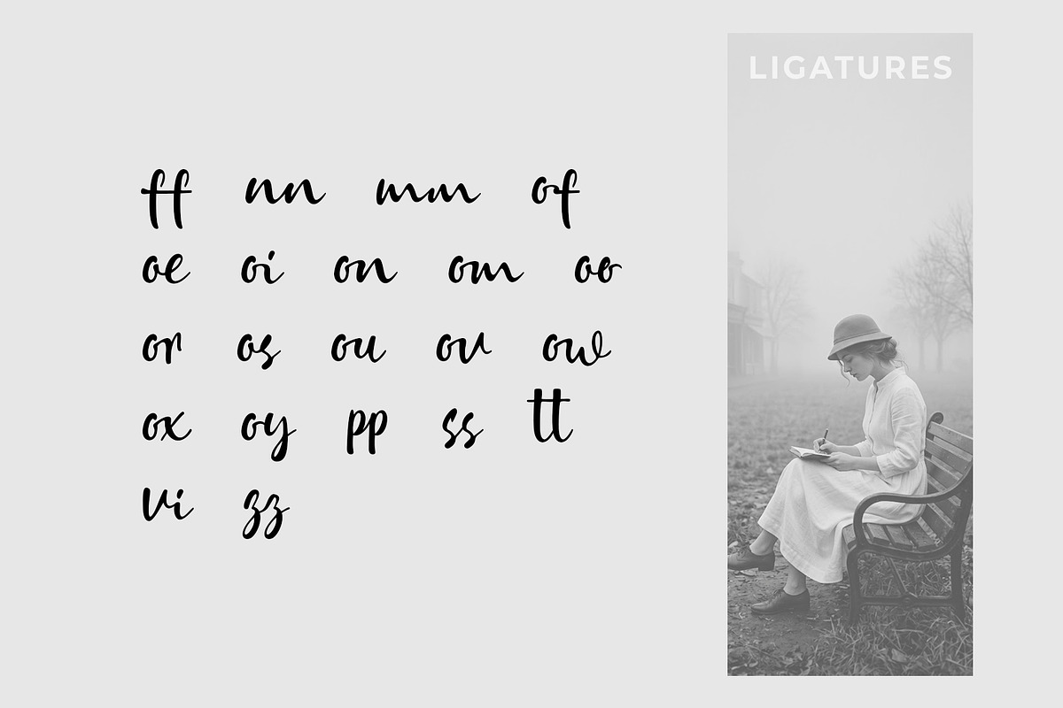 Moveday - A Modern Script, a Script Font by khurasan (Photo 5 of 7)