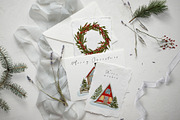 Christmas in Countryside Collection, a Decorative Illustration by Olya Haifisch (Thumbnail 2 of 10)