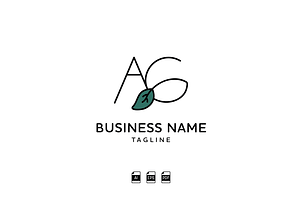 Simple AG Monogram Logo