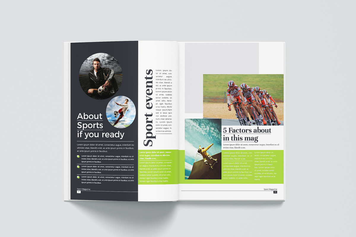 Sport Magazine Template, a Magazine Template by obidullah_01 (Photo 5 of 9)
