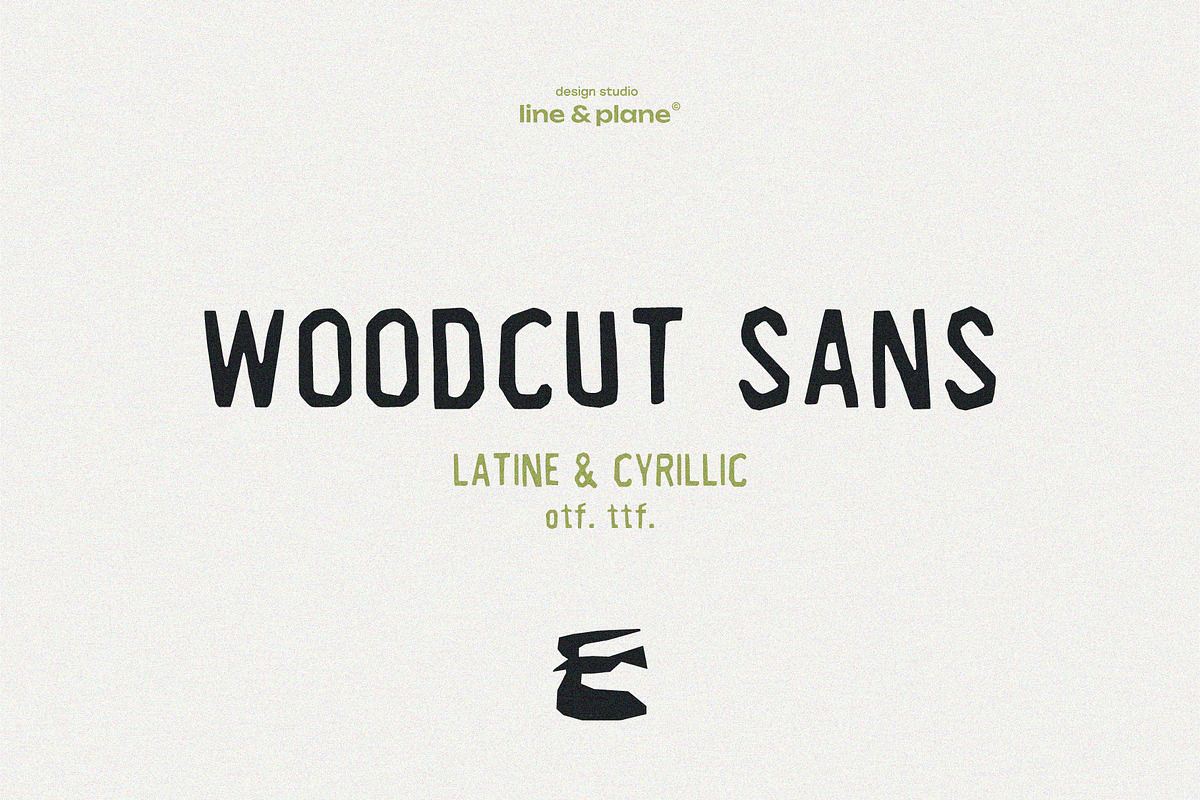 Woodcut Sans - Latine & Cyrillic, a Handwritten Font by line & plane (Photo 1 of 12)