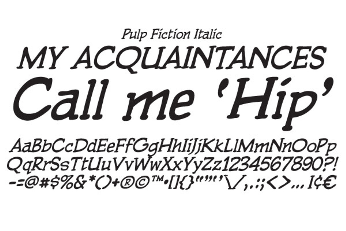 Pulp Fiction, a Serif Font by Comicraft Fonts (Photo 3 of 5)