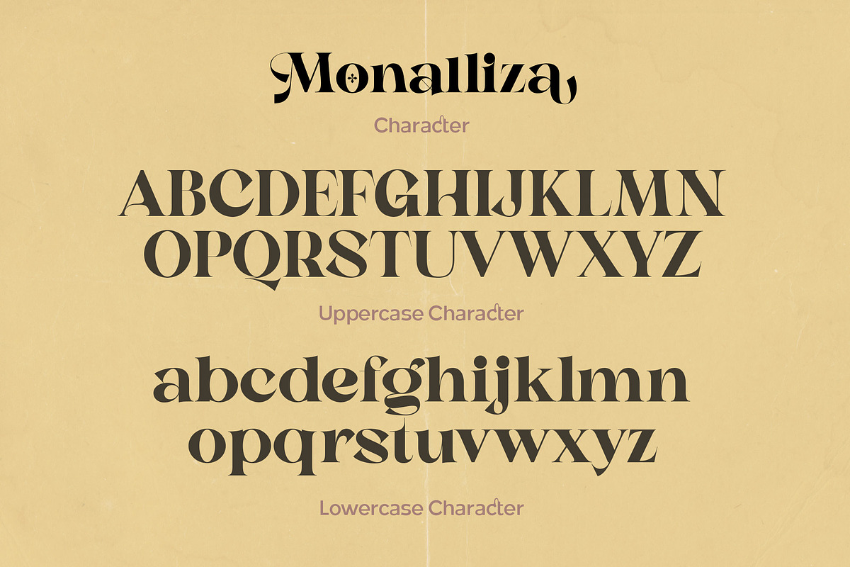 Monalliza - Modern Typeface, a Serif Font by Ardyanatypes (Photo 10 of 12)