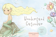 Wonderland Calendar 2022, an Animal Illustration by Magic & Dreams (Thumbnail 1 of 6)