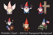 Memorial Day Gnome Sublimation Png, an Illustration by RobertsArt (Thumbnail 3 of 7)