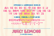 Juicy Lemon - Quirky Wonky Font, a Handwritten Font by shineink.designlab (Thumbnail 11 of 16)