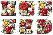 Wedding Alphabet Clipart Bundle, an Illustration by DreamArtGraphic (Thumbnail 4 of 4)