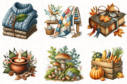 Autumn Cottagecore Clipart, an Illustration by OK Design (Thumbnail 2 of 5)