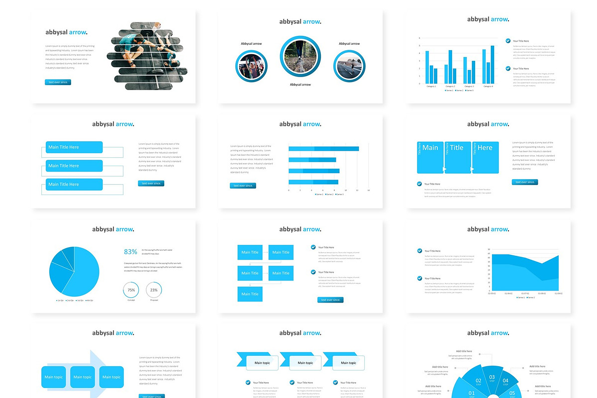 Abbysal - Google Slides Template, a Presentation Template by AQR Studio