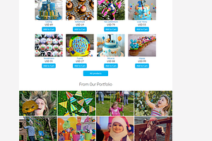 Party - Kids Website Template