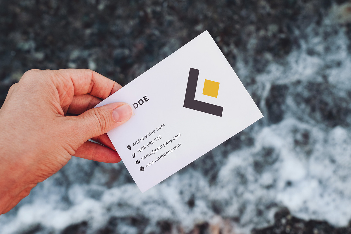 24 Business Card Mockup #1, a Mockup by Walentin (Photo 24 of 25)