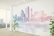 Office Wall Decoration Mockup Set, a Print Template by McLittle Stock (Thumbnail 4 of 10)