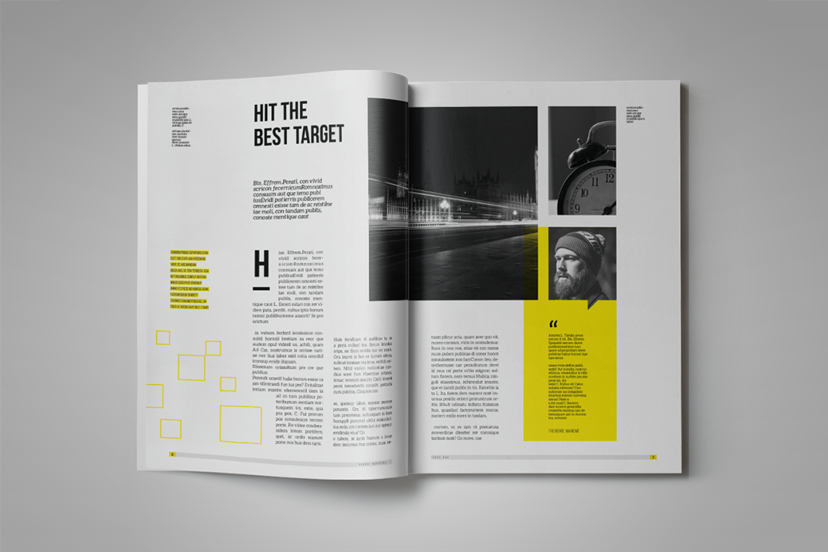Newone | Magazine Template, a Magazine Template by spidergraph (Photo 5 of 9)