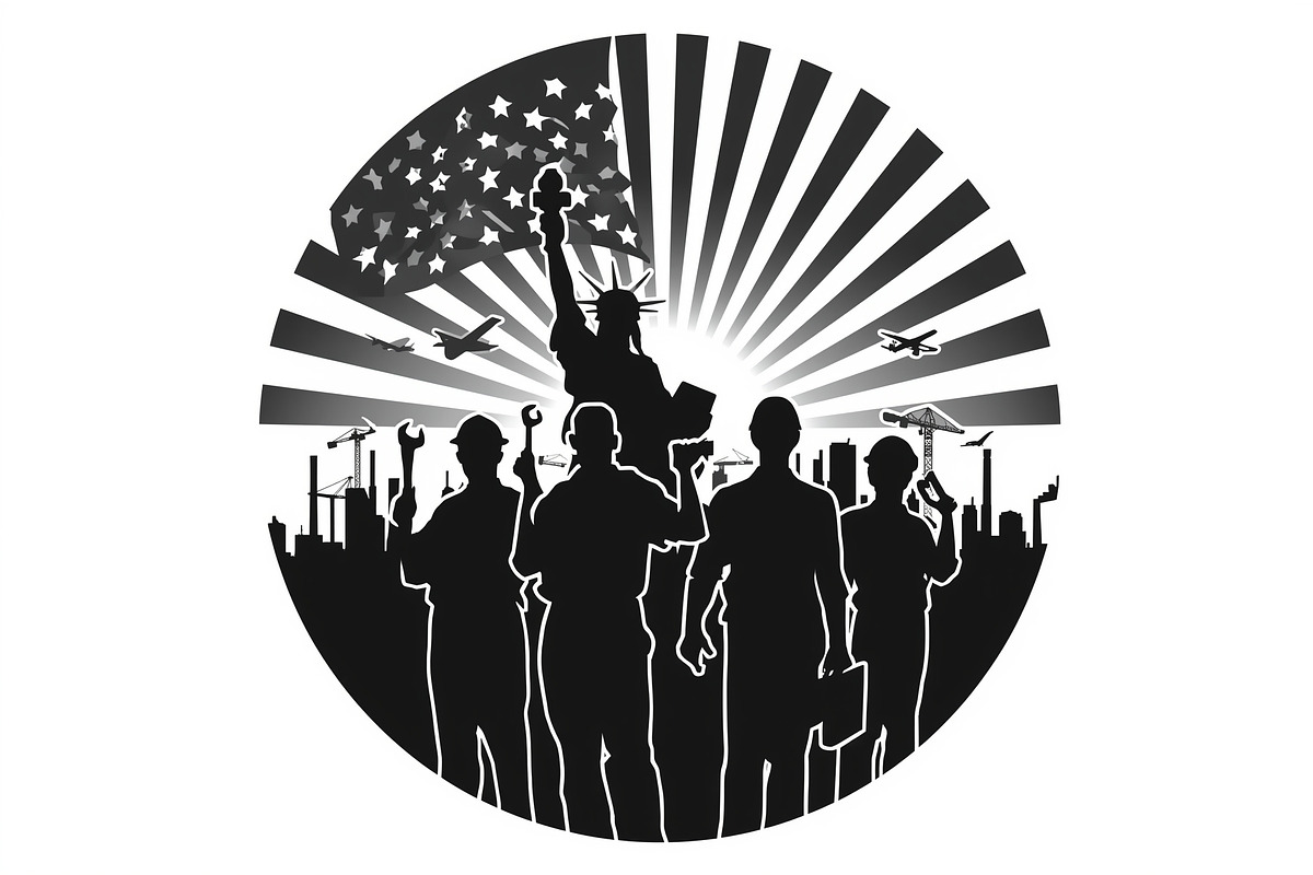 Worker Silhouette Vector Set, an Illustration by musafir_fashion (Photo 9 of 21)