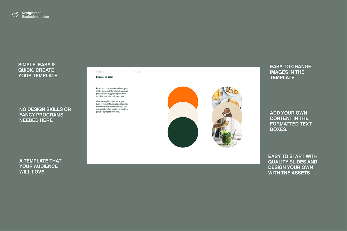 Brand guidelines template, a Presentation Template by Oday Noon (Photo 7 of 7)