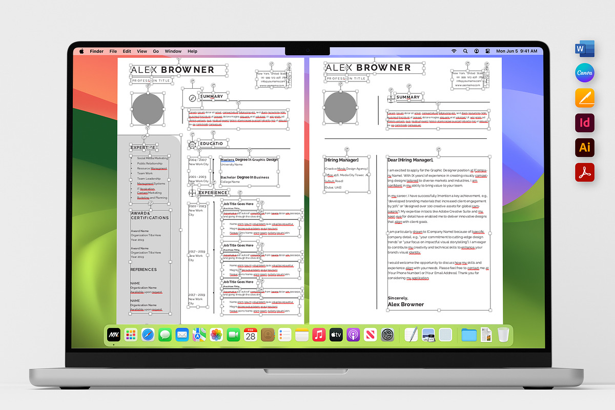 European Job Resume, a Resume Template by Nur Designer (Photo 4 of 4)