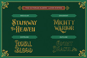The Victorian Elders, a Serif Font by Burntilldead (Thumbnail 3 of 11)