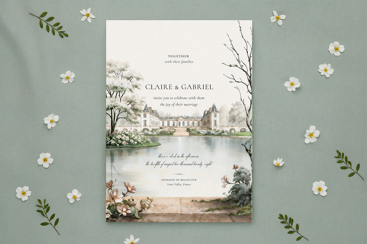 Timeless Garden | Wedding Invitation, a Print Template by by creative paper (Photo 5 of 6)