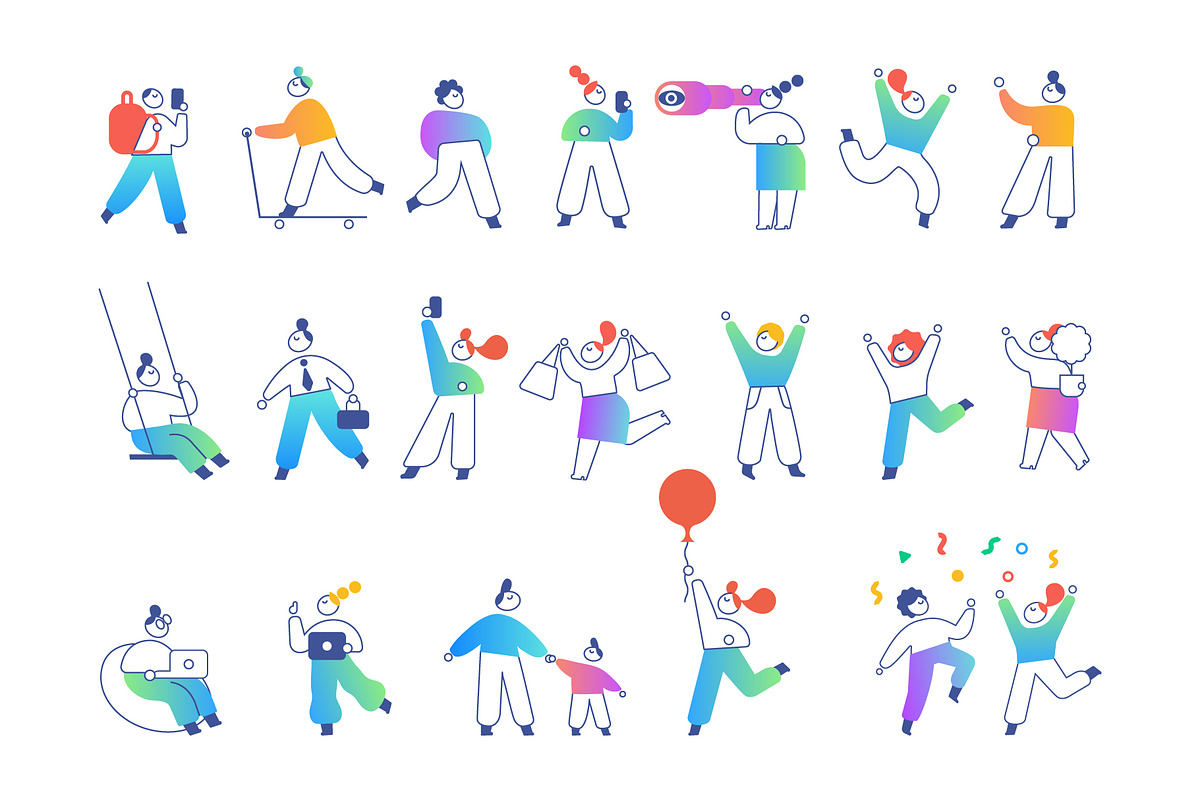 100+ Line People Editable Stroke, a Person Illustration by Vector_Art (Photo 29 of 29)