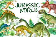 20% OFF! Jurassic World, an Animal Illustration by Watercolor dreams (Thumbnail 1 of 6)