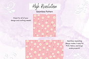 Pastel Daisy Seamless Pattern, a Pattern Graphic by Paper & Pattern Studio (Thumbnail 3 of 9)